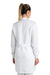 Jaleco feminino branco liso de ziper - tecido GABARDINE - comprar online