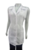 Jaleco feminino branco sem mangas- tecido OXFORD