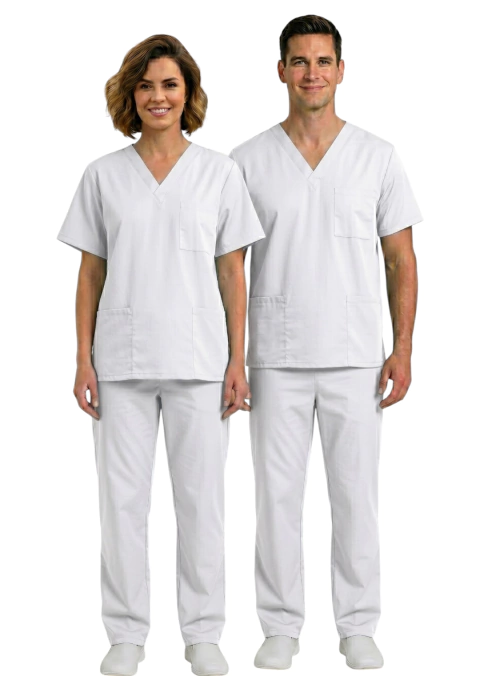 Pijama cirúrgico unissex - tecido GABARDINE - Várias cores - comprar online