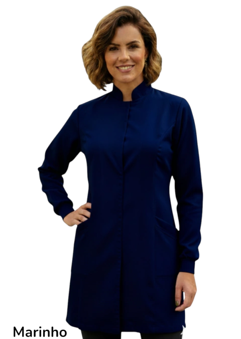 Jaleco feminino liso - tecido Gabardine - Várias cores - comprar online