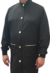 Jaleco masculino preto com detalhes dourados - MICROFIBRA - comprar online