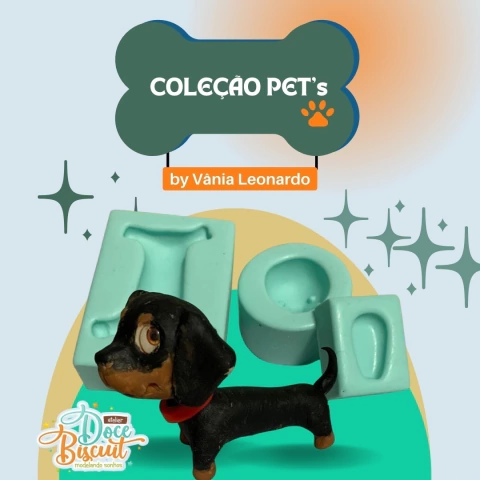Molde Pet Dachshund (Salsicha) by Vânia Leonardo