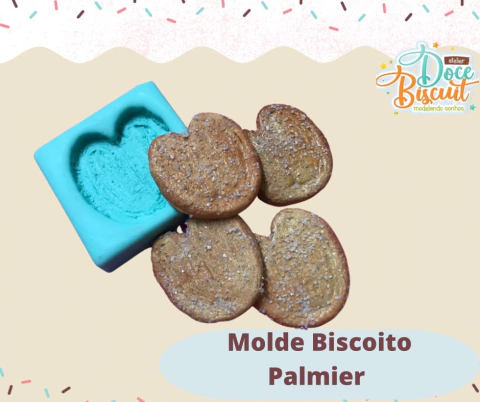 Molde Biscoito Palmier