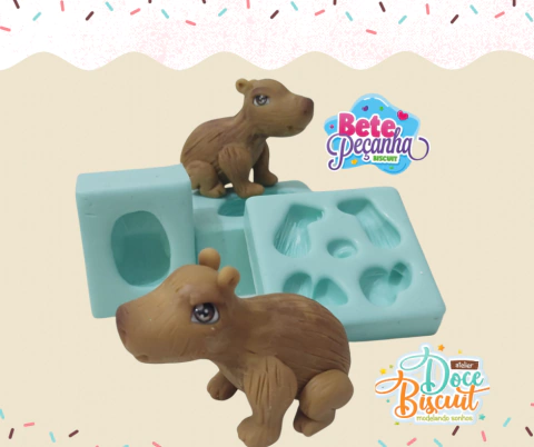 Molde Capivara Encantada by Bete Peçanha