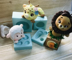 Molde Bichinhos Tubete by Doce Biscuit - Atelier Doce Biscuit | Moldes de Silicone