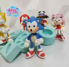 Molde Turma do Sonic by Bete Peçanha na internet
