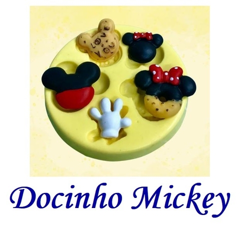 AGL 058 - MOLDE DE SILICONE DOCINHOS MICKEY