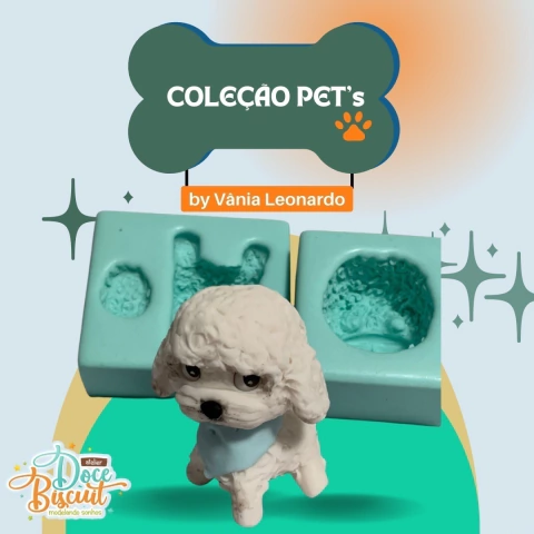 Molde Pet. Poodle by Vânia Leonardo