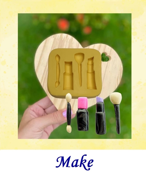 AGL 088 - MOLDE DE SILICONE KIT MAKE
