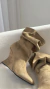 Bota Sienna Slouch Salto Anabela – Caramelo