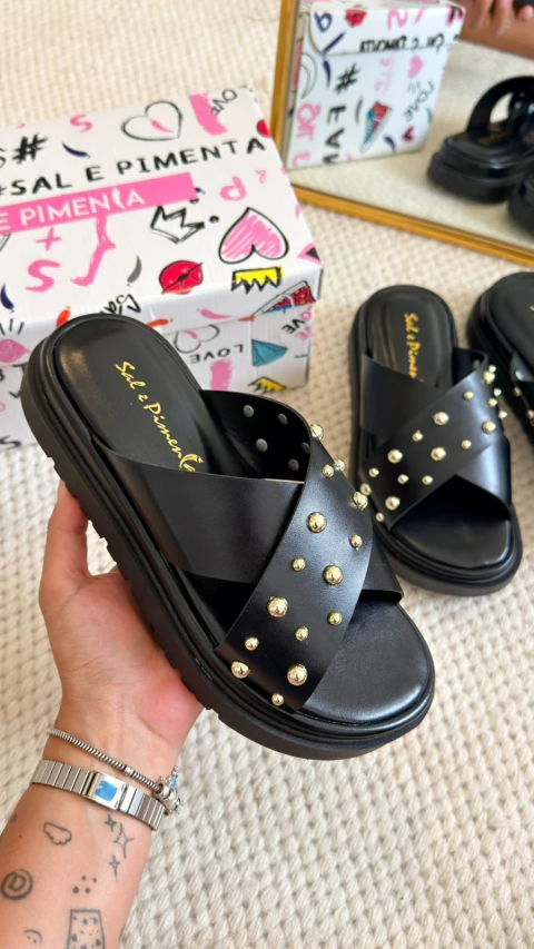 Flat Tasha Preto - comprar online