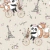 Gabardina infantil Paris natural