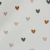 Cordura estampada corazoncitos fondo blanco
