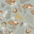 Gabardina infantil Flora y Bambi malva