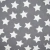 Gabardina infantil estrella gris