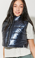 Chaleco Puffer Metalic