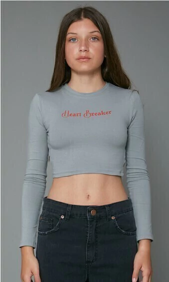 REMERA CROP HEART