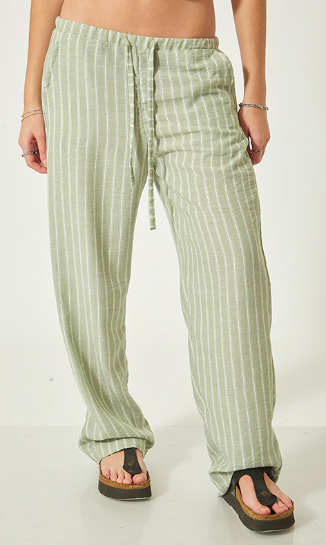 Pantalon Lino Rayado en internet