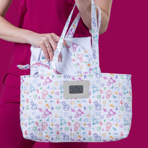 Bolsa Porta jaleco - Namastê - Rei Dos Jalecos - A Sua Loja de Jalecos Importados e Mais
