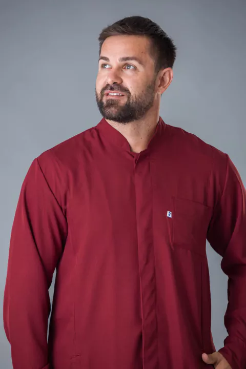 Jaleco Masculino Slim Gola Padre - 626