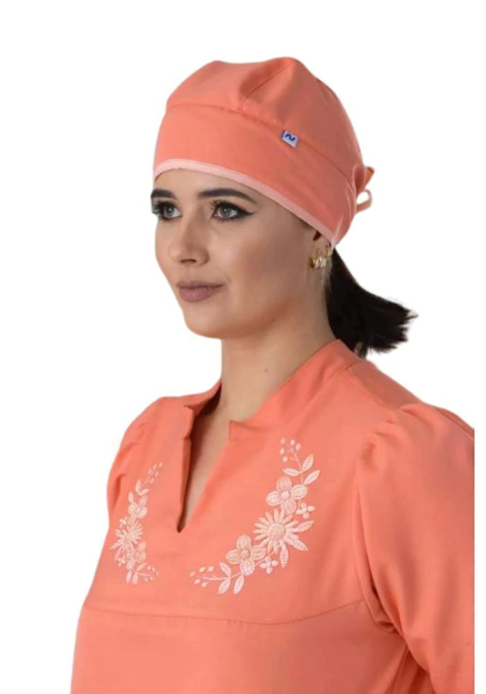 Touca de Amarrar Coral Unissex - Namastê