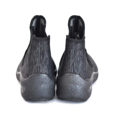 Milena: Bota jersey con elástico-negro #810 en internet