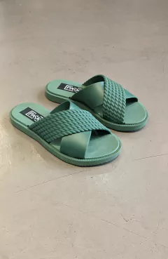 PERLIS RAFIA Verde - comprar online