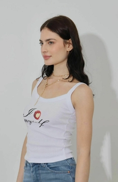 Top APPLE Beige - tienda online