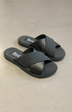 PERLIS RAFIA Negro - comprar online