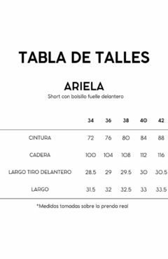 Short ARIELA Blanco - PAŠKA store
