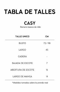 Remera CASY Negro en internet