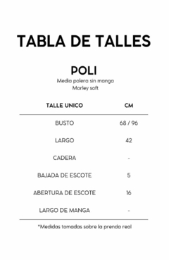 Polera POLI - tienda online