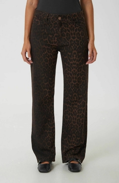 Pantalon Recto TOLON Leopardo - comprar online