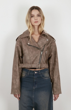 Campera BIKER Nude