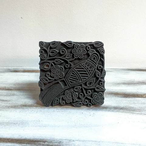 ESTAMPA BLOCK PRINT ANTIGUA en internet