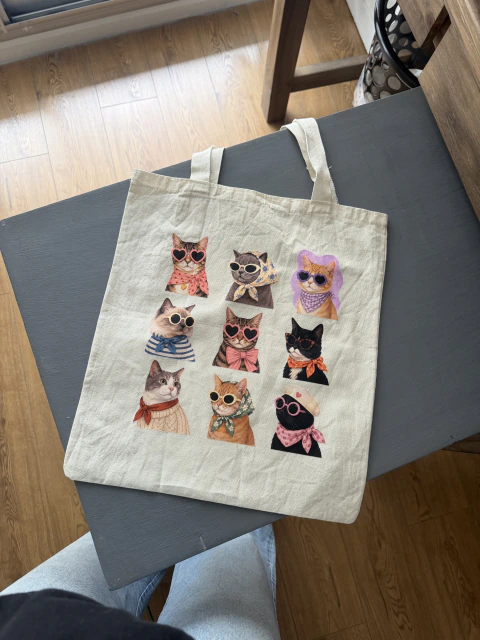 TOTE 9 Gatitos - PRE VENTA 29/9