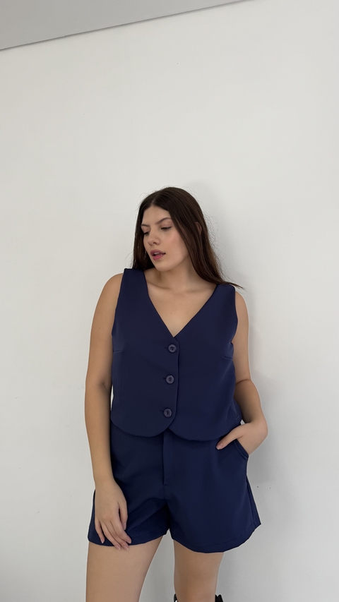 Chaleco Deby Blue - comprar online