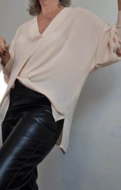 Blusa GEORGINA Nude - TIENDA BELLA CIAO