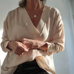 Blusa GEORGINA Nude en internet