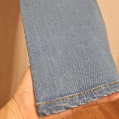 Imagen de Jean AMALITA CROP C/Rotura MID BLUE Eccomi Cua