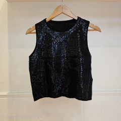 Musculosa LAURA Lentejuelas - tienda online