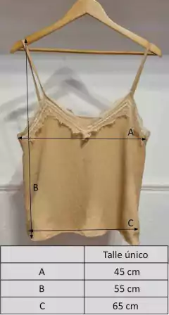 Musculosa Lencera MARGOT Foil - comprar online