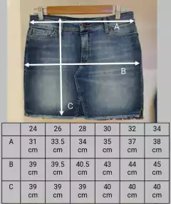 Pollera Jean GRECIA Elastizada Eccomi Cua