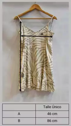 Vestido ABELINA Cebra - comprar online