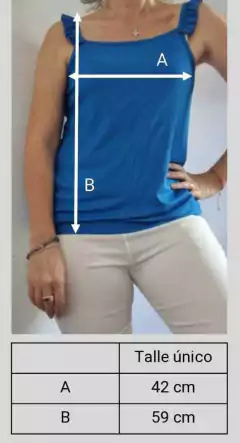 Musculosa ORIANA Azul