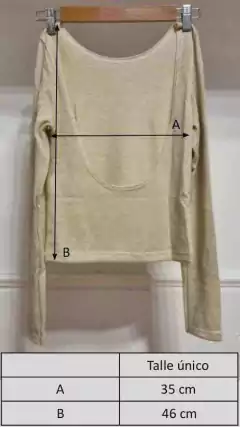 Top NAPOLES Lurex Beige - tienda online