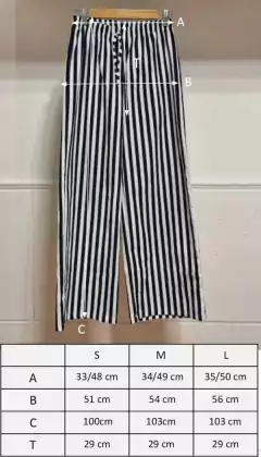 Pantalon JULIANA Rayado en internet