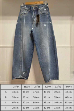 Jean BAGGY CAROL RIGIDO Eccomi Cua - TIENDA BELLA CIAO