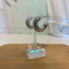 AROS CHUNKY PLATEADO - comprar online