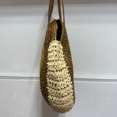 Imagen de Cartera CIRCULOS rafia